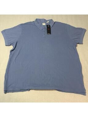 Levi’s Men’s Polo Shirt 3XL Blue Short Sleeve Logo Casual NWT Big & Tall
